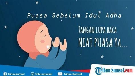 Niat Puasa Arafah Dan Tarwiyah Lengkap Dengan Keutamaan TribunNews