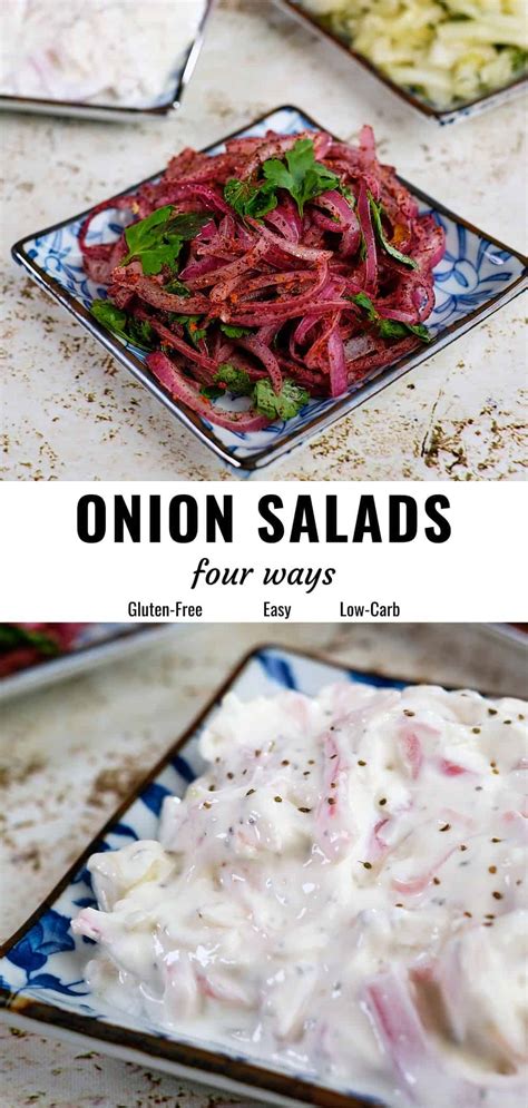 Onion Salad Recipes (Four Ways) - The Delicious Crescent