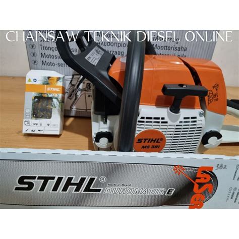 Jual Chainsaw Sthil Ms Lengkap Tinggal Pakai Senso Mesin Potong