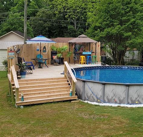 Diy Above Ground Pool Deck Artofit