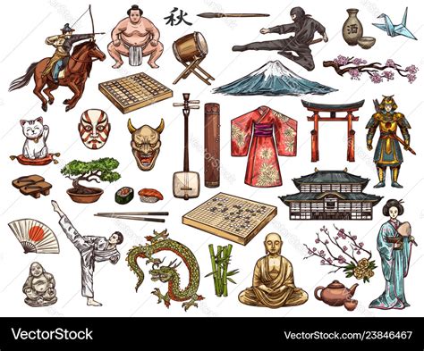 Japanese Religion Symbols