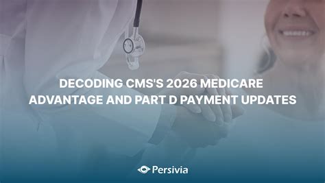 CMS 2026 Medicare Advantage and Part D Payment Updates