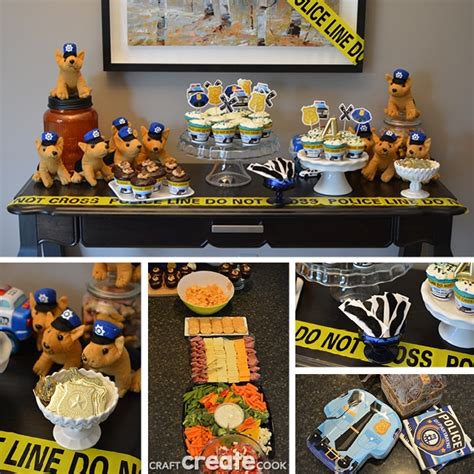 Police Theme Birthday Party