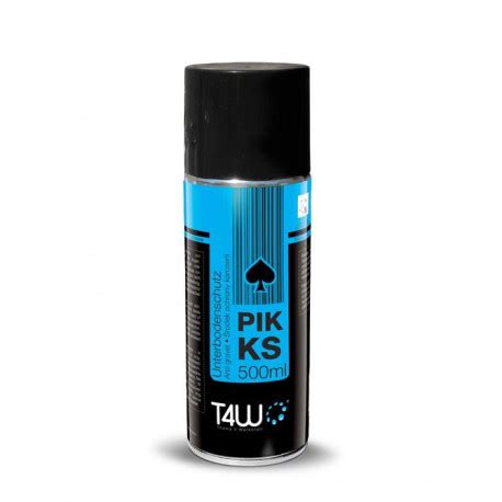 T4W PIK Underbody Protection Spray Black 500ml Lackon Eu