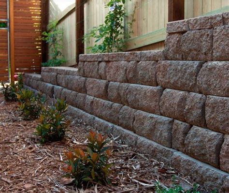 Meadow Stone Retaining Wall Blocks - Pair 150mm & 250mm (Blue Mountain ...