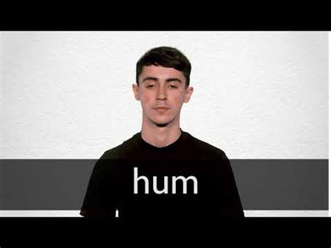 HUM definition and meaning | Collins English Dictionary