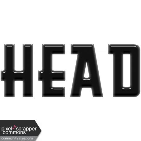 head  word art graphic  anne maclellan digitalscrapbookcom