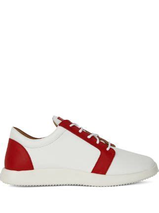 Giuseppe Zanotti Two Tone Low Top Sneakers Farfetch