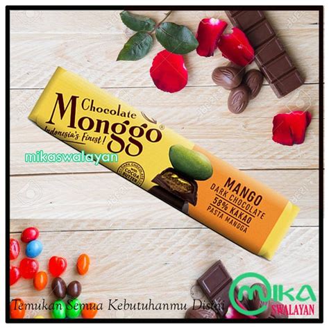 Jual Cokelat Monggo Varian Mango Dark Coklat Dengan Pasta Buah Mangga