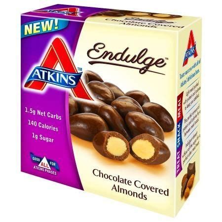 Atkins Endulge Chocolate Covered Almonds - 5 ea | No carb healthy meals ...