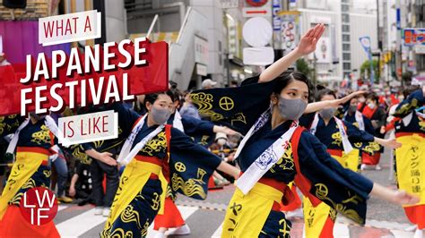 What A Japanese Dance Festival Is Like Youtube