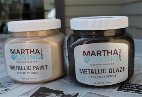 Martha Stewart Metallic Paint And My Spring Spruce Up Martha Stewart