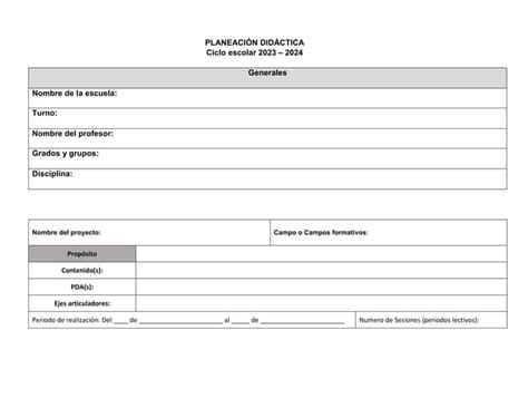 FORMATO PLANEACION DIDÁCTICA NUEVA ESCUELA PPT