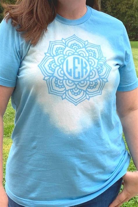 DIY Stencil Bleached Shirts Make Your Own Unique Designs