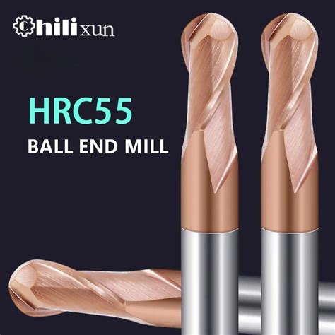 Hilixun Fresa De Extremo De Bola Hrc Cortador De Carburo De Tungsteno