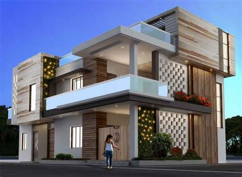 Double Floor Normal House Front Elevation Designs