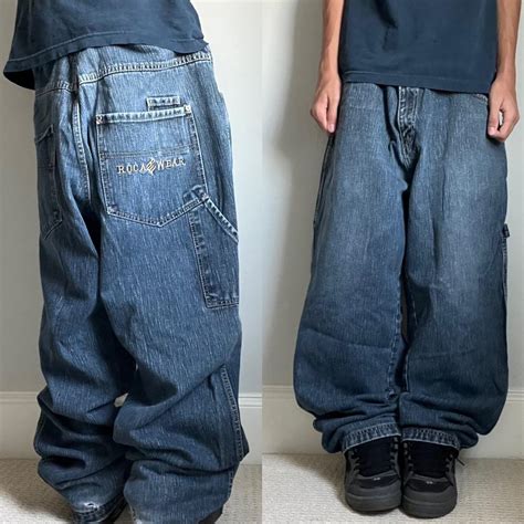 Baggy Skater Y K Rocawear Jeans Size Back Pocket Depop