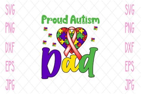 Proud Autism Dad Graphic By Sublimation Bundle · Creative Fabrica