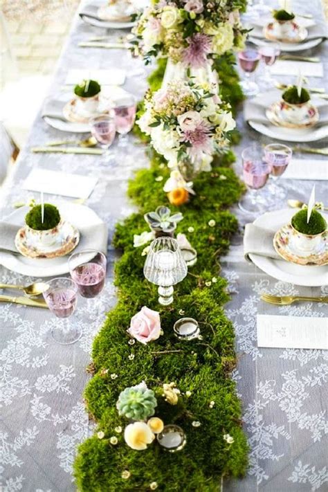 29 Budget Friendly Moss Wedding Décor Ideas Weddingomania