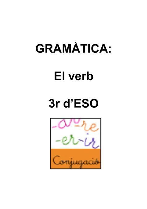 Calaméo Els Verbs Catalans