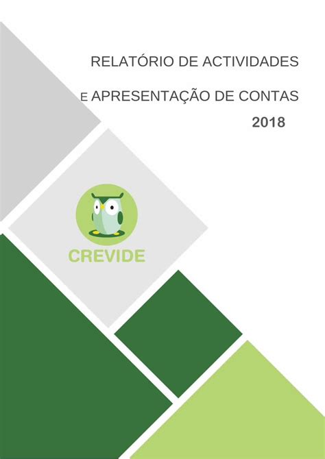 Pdf RelatÓrio De Actividades E ApresentaÇÃo De Contas · Relatório De