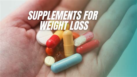 Best Supplements for Weight Loss - Johnny Holland