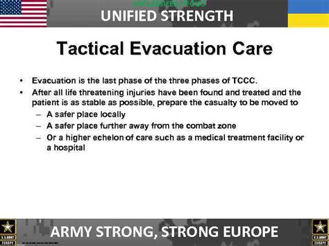 Unclassifed Fouo Unified Strength Battlefield Casualty Evacuation