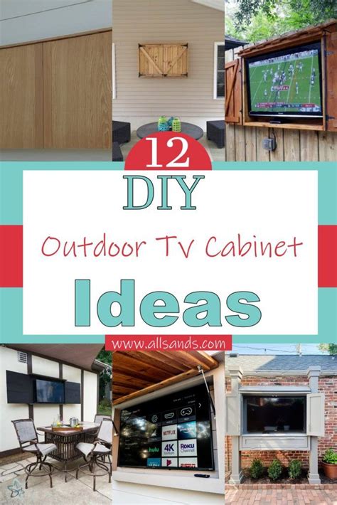 12 Best DIY Outdoor Tv Cabinet Ideas - All Sands