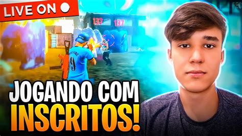 Free Fire Ao Vivorumo Ao Mestre No Csjogando Inscritos Salinha