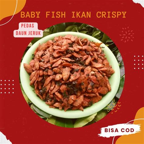 Ikan Crispy Baby Fish Pedas Daun Jeruk Kg Lazada Indonesia