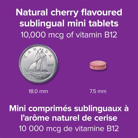 Webber Naturals Vitamin B12 Ultra Strength 10 000mcg Canada