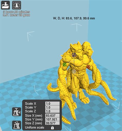 The Demogorgon - Printable Scenery