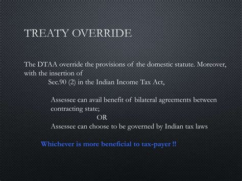 Dtaa Double Taxation Avoidance Agreement Ppt