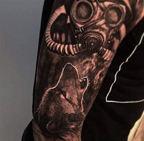 50 Realistic Wolf Tattoo Designs For Men - Canine Ink Ideas