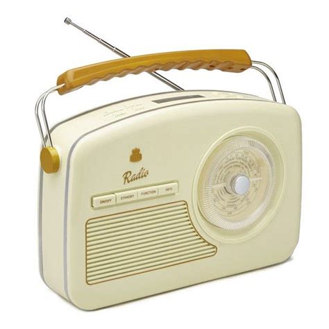 GPO Rydell Retro Radio Creme Radio Retro Radiozender