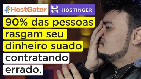 Hostinger Vs Hostgator Qual A Melhor Hospedagem De Sites Youtube