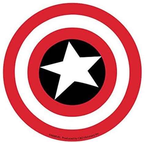 CAPTAIN AMERICA Shield Sticker Decal Marvel Comics Craft - Etsy