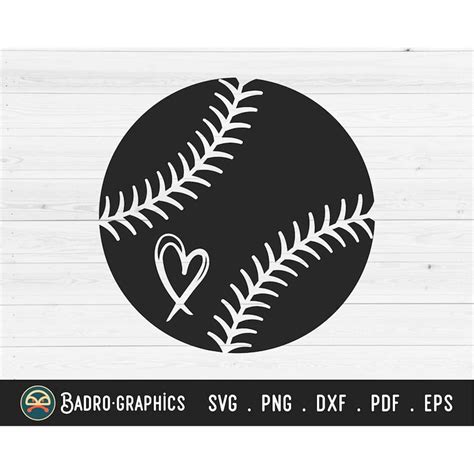 Softballbaseball Ball Svg Softball Stitches Svg Baseball Inspire