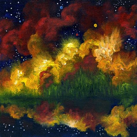 Night Sky Oil Painting