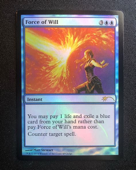 Force Of Will Foil Mtg Proxy Judge T Proxy King