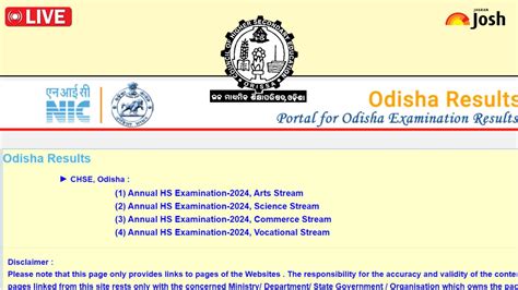 Chse Odisha Result Class Live Odisha Board