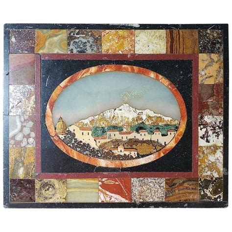 19th Florence School Pietra Dura Landscape Panel | Vine decoration, Modern art decor, Hand ...