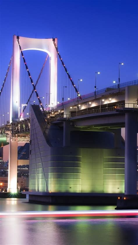 Fondos De Pantalla Noche De La Ciudad De Tokio En Japón Puentes