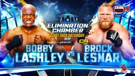 Brock Lesnar Vs Bobby Lashley Elimination Chamber 2023 TokyVideo