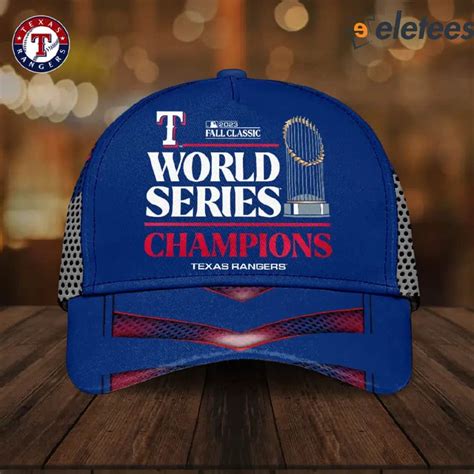 Rangers 2023 World Series Champions Cap