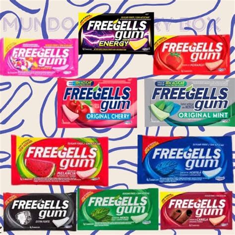 Chiclete Freegells Gum C 15 Riclan Escolha Seu Sabor Shopee Brasil