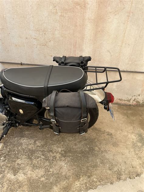 Full Set Rear Luggage Carrier And Racks For Saddlebags Bsa Goldstar