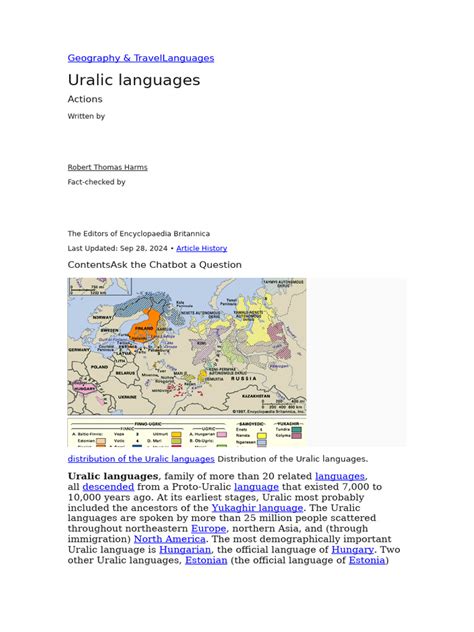 Finnish 3 | PDF | Linguistics | Language Families