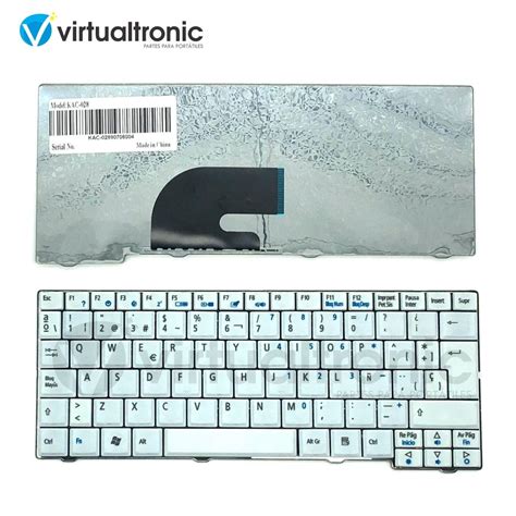 Teclado Acer One Zg5 Kav60 Kav10 Za8 Zg8 A150 D150 D210 D250 Blanco