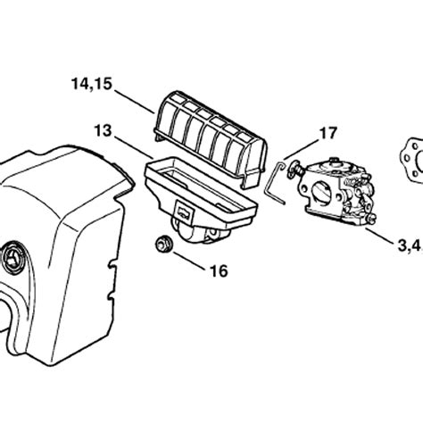 Stihl MS 210 Chainbsaw (MS210C-B) Parts Diagram, Air Filter